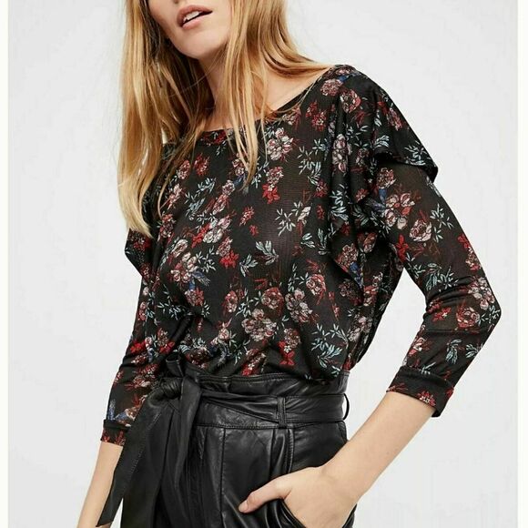 Free People Dock Street Blouse - Picture 1 of 6